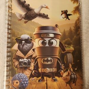 Brain Rot Themed Notebook - Multicolor